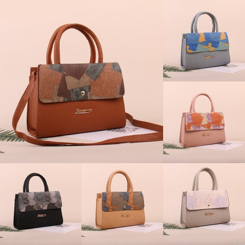 Casual Leather Shoulder Bag – main view