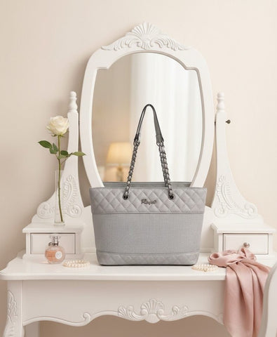 Royal Striped Tote Bag – main view
