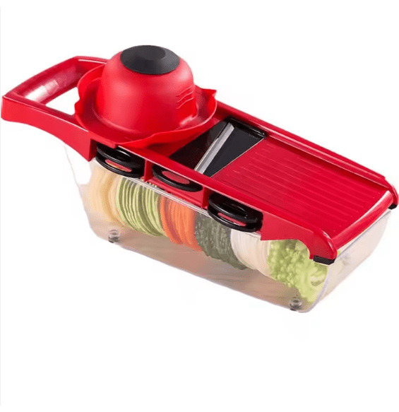10-in-1 Mandolin Slicer - in use | Qamaira UAE