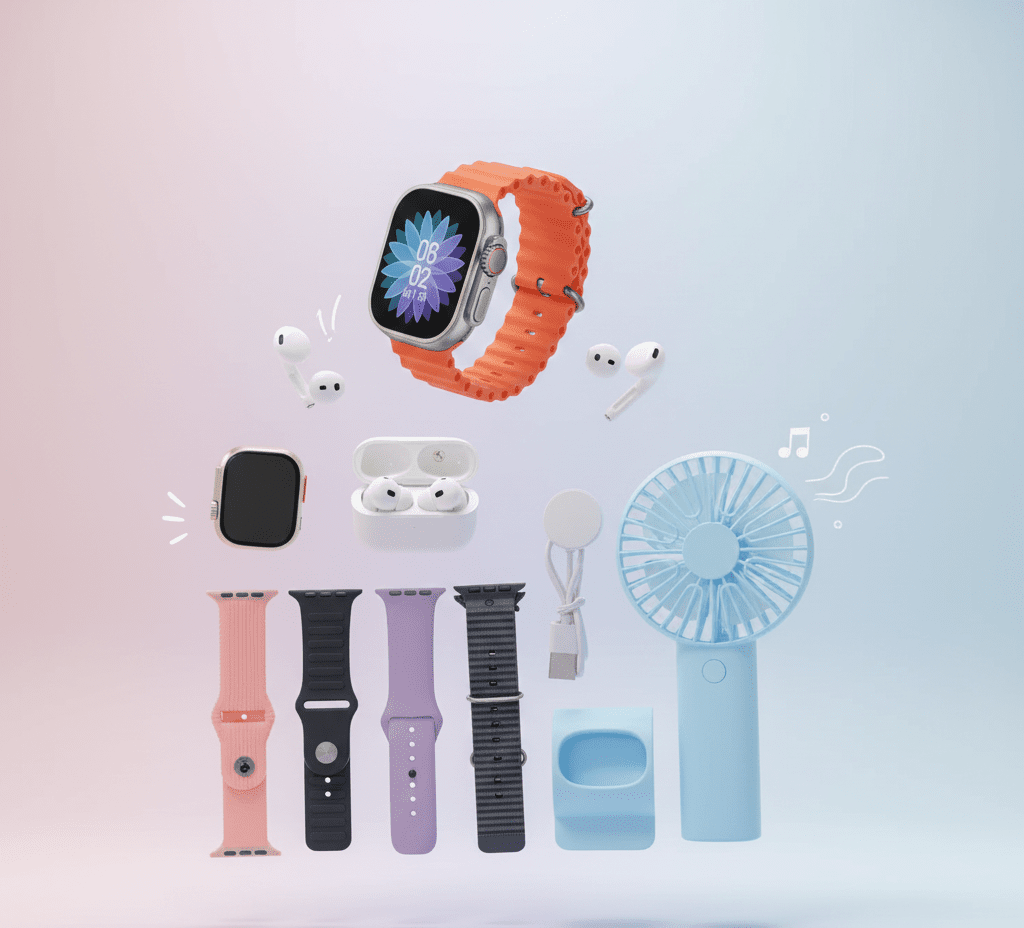 3-in-1 Smart Watch Set - details | Qamaira UAE