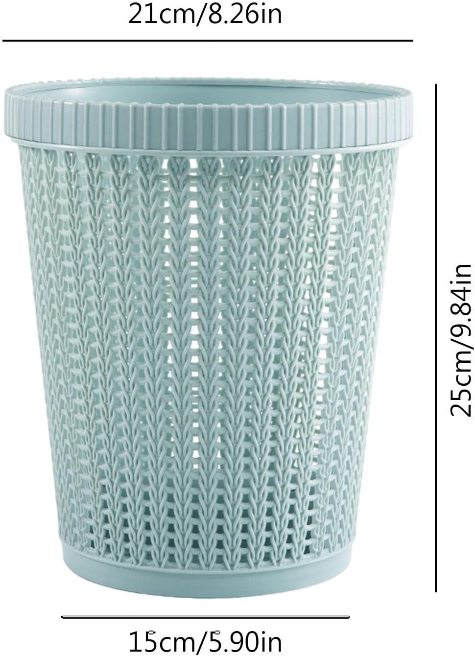 Woven Pattern Waste Bin