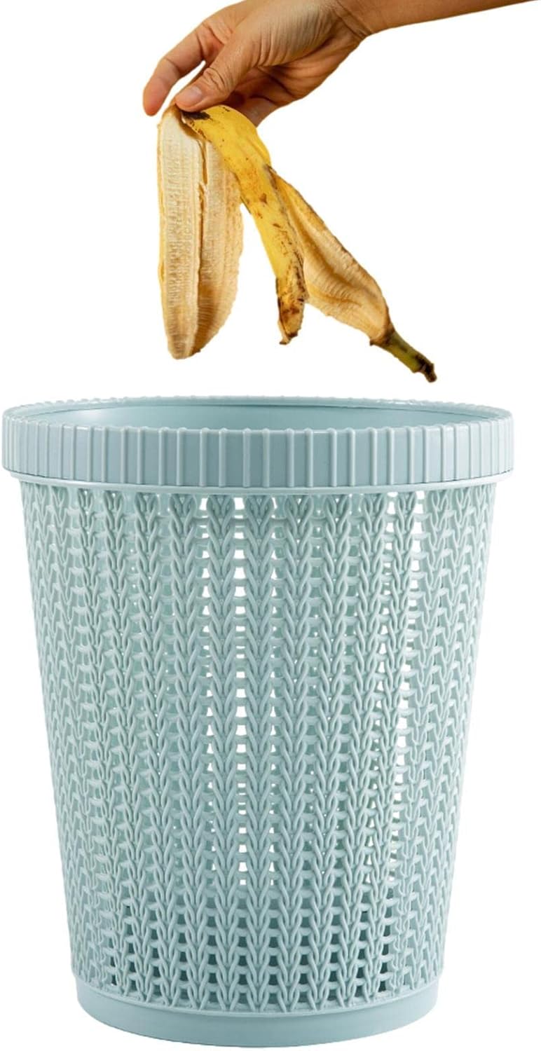 Woven Pattern Waste Bin