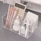 Clear Acrylic Desk Organizer Box – main view