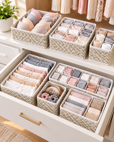 Drawer Organizers (Pack of 6) – front view
