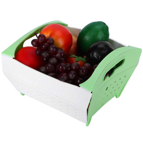 Collapsible Plastic Storage Basket – main view