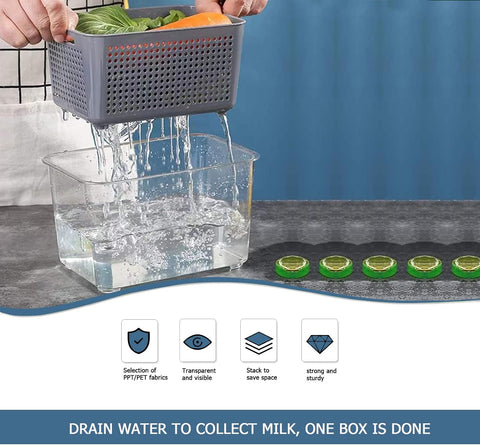 Refrigerator Drain Basket – front view