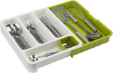 Expandable cutlery drawer organizer