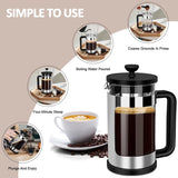 Hetai Glass Coffee Plunger – in use