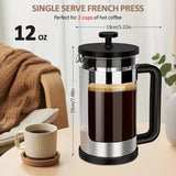 Hetai Glass Coffee Plunger – details