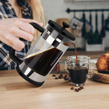 Hetai Glass Coffee Plunger – front view