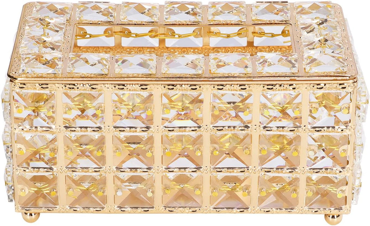 Luxury Crystal Tissue Box – details