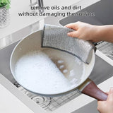 Metallic Mesh Dish Cloth – close-up