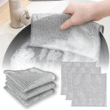 Metallic Mesh Dish Cloth – in use