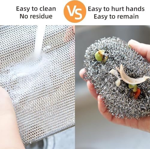 Metallic Mesh Dish Cloth