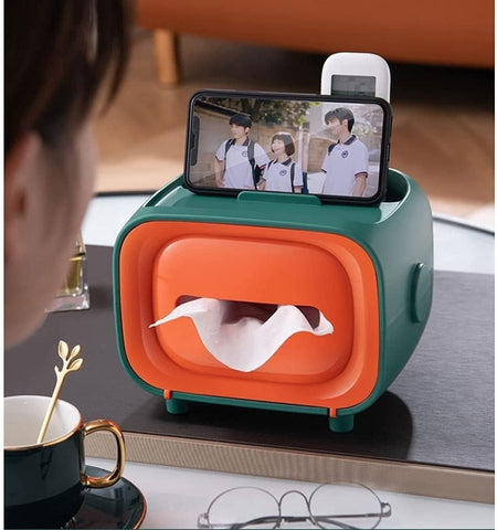 Retro TV Tissue Box – main view