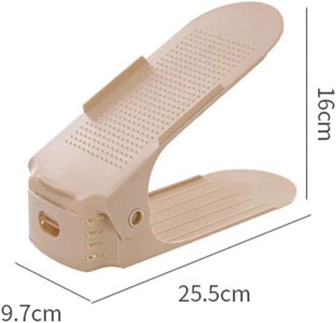 Adjustable Shoe Slot Organizer – front view