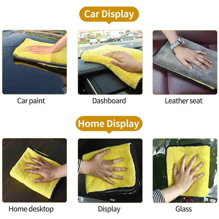 Double-Sided Microfiber Cloth (Pack of 2)