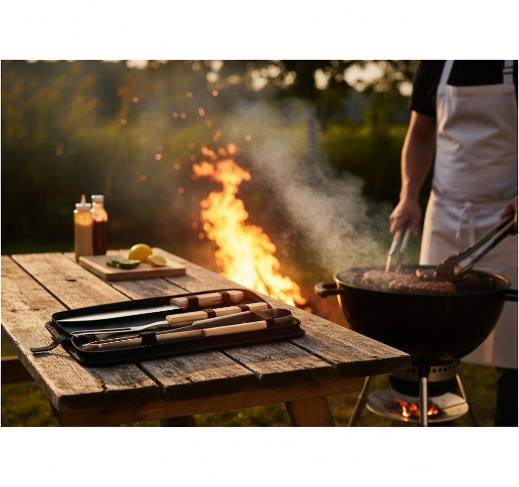 Barbecue Tools with Carry Case - details | Qamaira UAE
