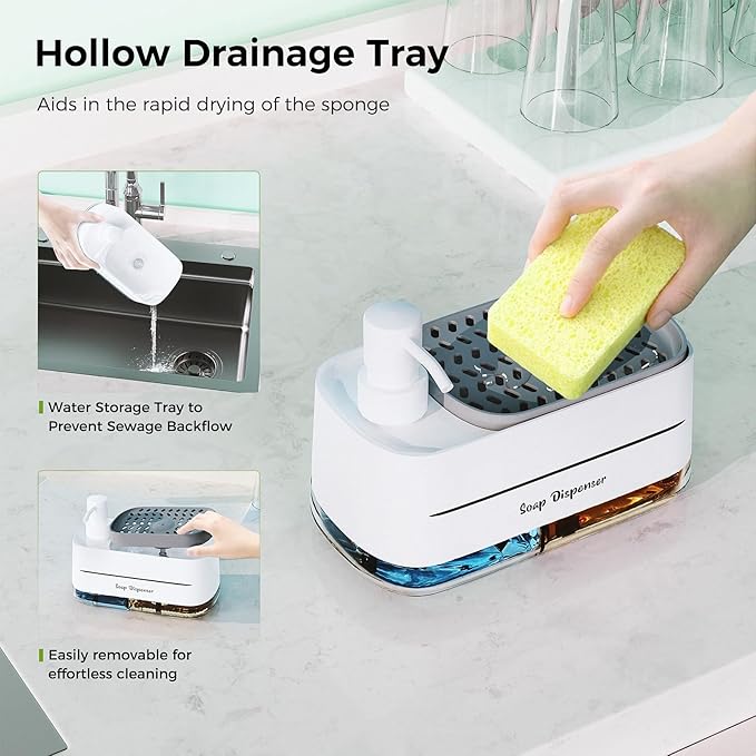 Wall-Mounted Soap Dispenser