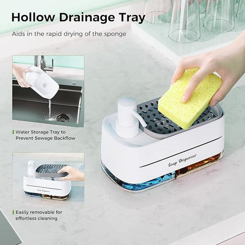 Wall-Mounted Soap Dispenser – front view
