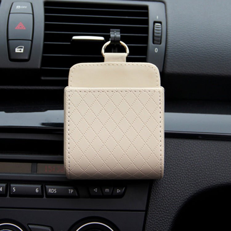 Vent storage box on car vent