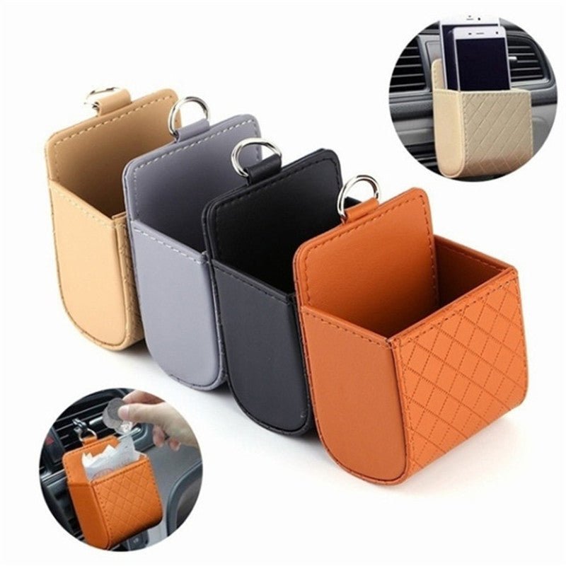 Car air vent mini storage box