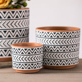 Ceramic Flower Pots Nordic Style Geometric Flower Pots – main view