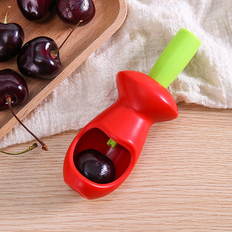 Creative Plastic Fruit Coring Gadget – in use