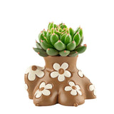 Creative Resin Body Art Flowerpot Home Decor – front view