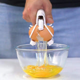 Egg Shell Cracker Handheld Plastic Egg Breaker Egg Opener – in use