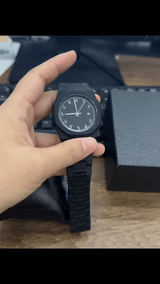 Stainless Steel Arabic Watch – details