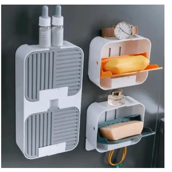 Flip-Lid Draining Soap Box