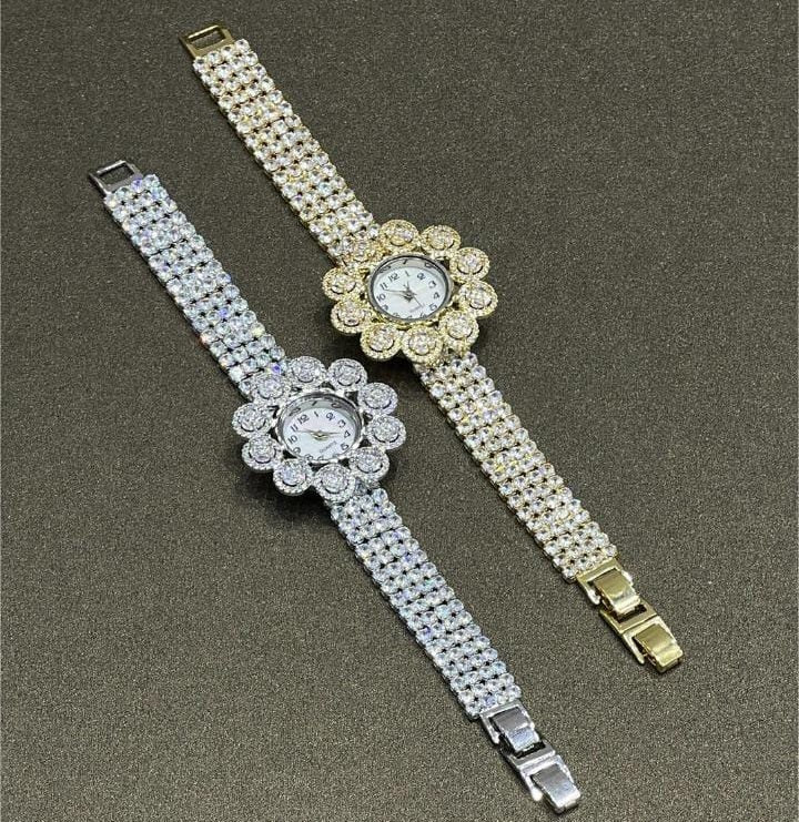 Floral Bloom Diamond Watch - details | Qamaira UAE