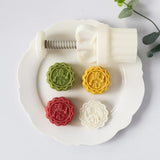 Floral Mooncake Mold Press – close-up