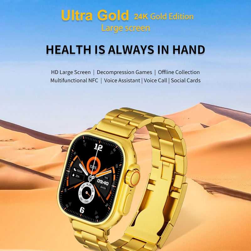 Gold Ultra Watch – in use