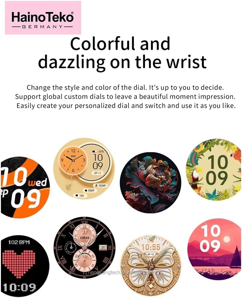 HainoTeko – 5 Amoled Smartwatch - in use