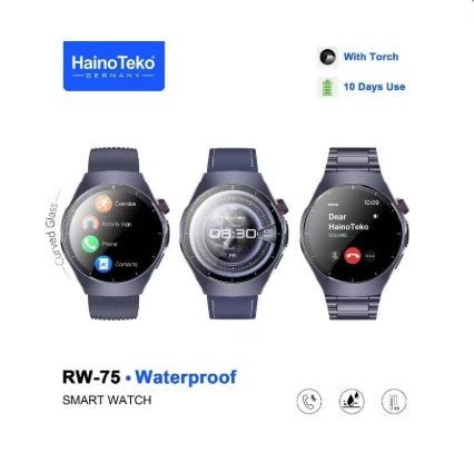 HainoTeko – RW-75 Amoled Smartwatch - in use
