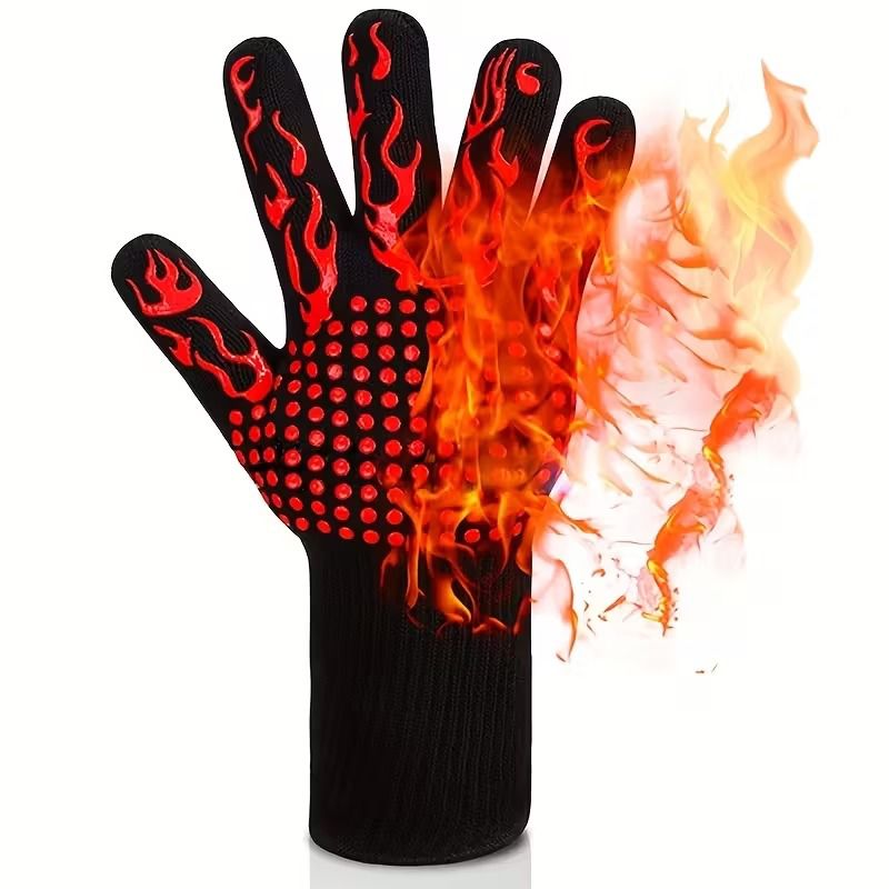 Heat Resistant BBQ Oven Gloves – main view