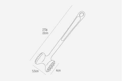Meat Tenderizer Hammer – front view