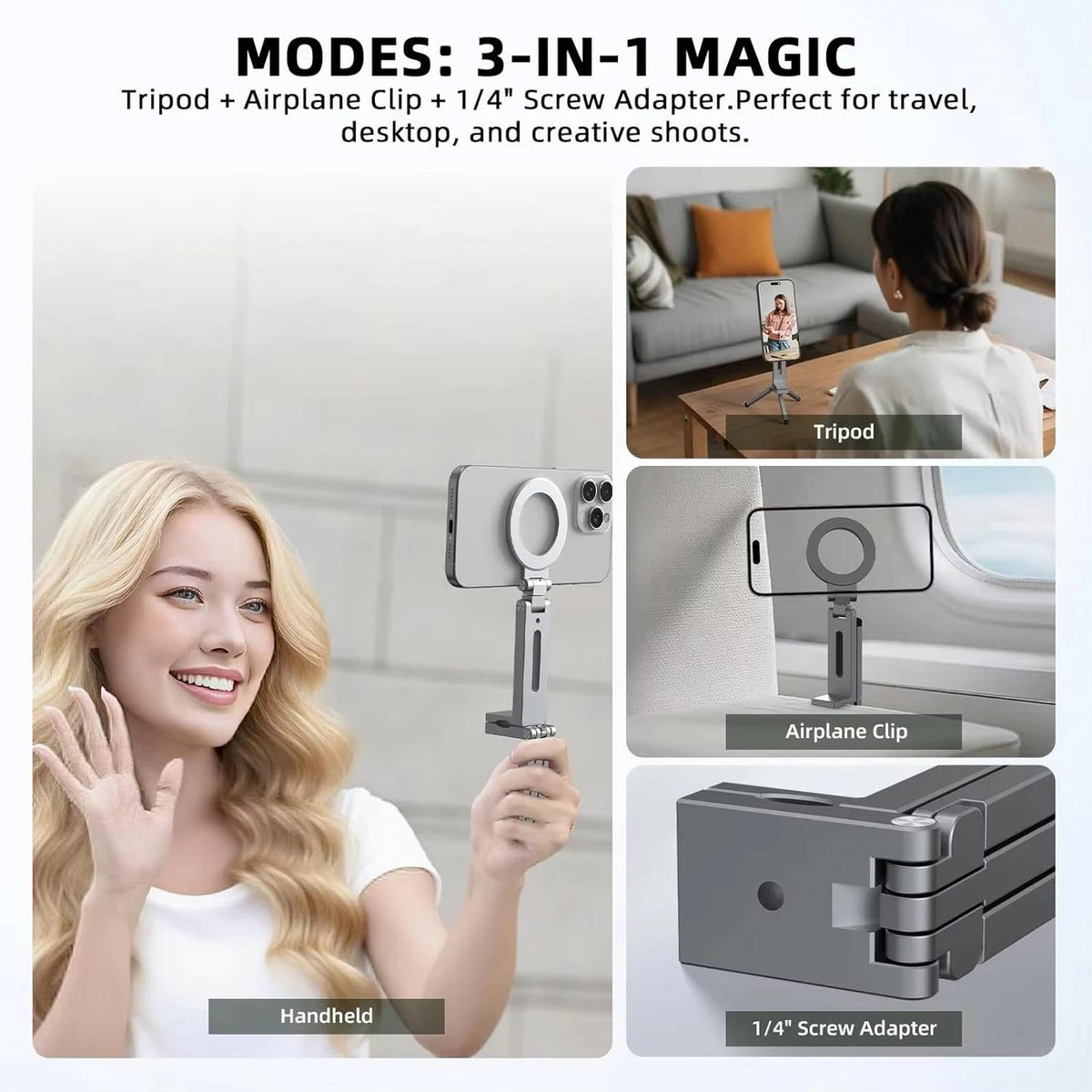 Magnetic Tripod Phone Stand – photo 5