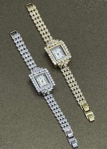 Imperial Square Halo Watch – front view