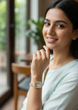 Imperial Square Halo Watch – details