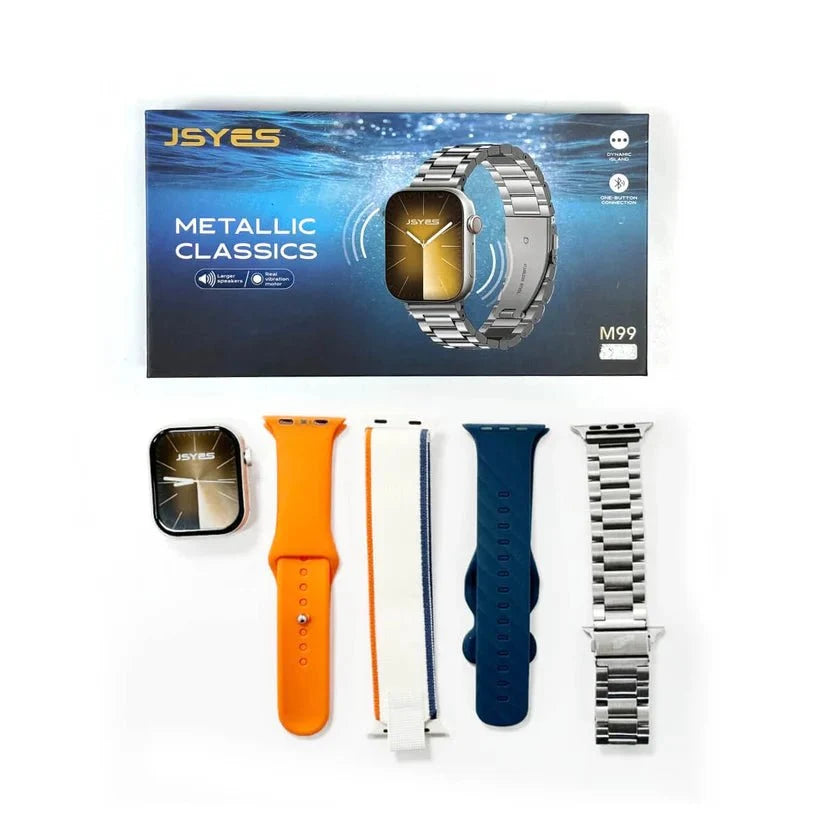 Jsyes - Metallic Classics Smartwatch - in use | Qamaira UAE