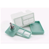 Kitchen Sponge & Utensil Holder with Soap Dispenser – details