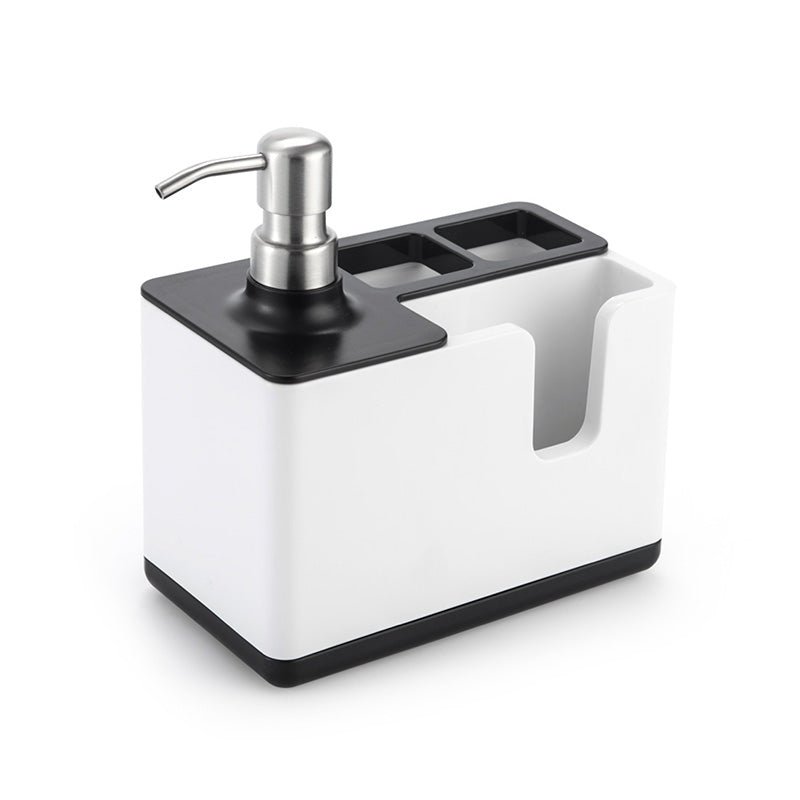 Kitchen Sponge & Utensil Holder with Soap Dispenser