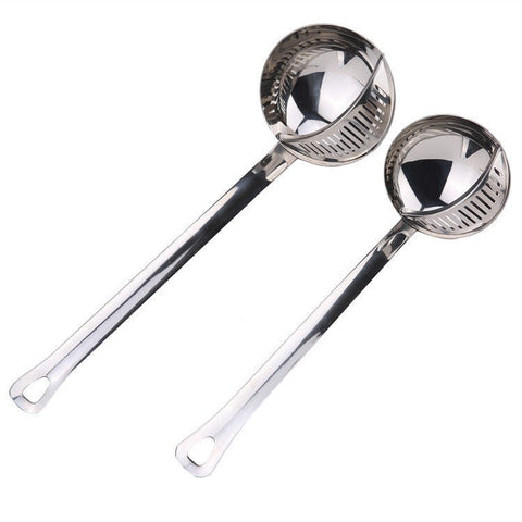 Stainless Steel Colander Spoon – front view