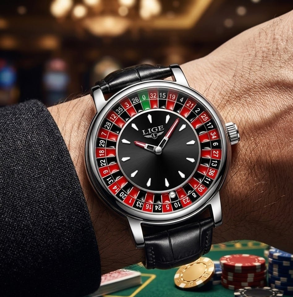 LIGE Roulette Dial Watch | Qamaira UAE
