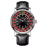 LIGE Roulette Dial Watch – front view