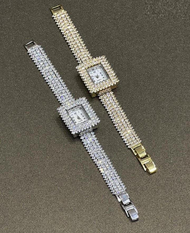 Majestic Square Ice Watch - details | Qamaira UAE