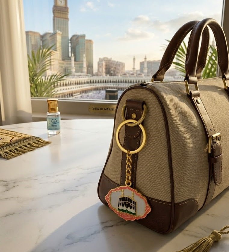 Makkah Kaaba Metal Keychain | Qamaira UAE